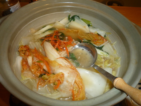 Nabe_add kimchi