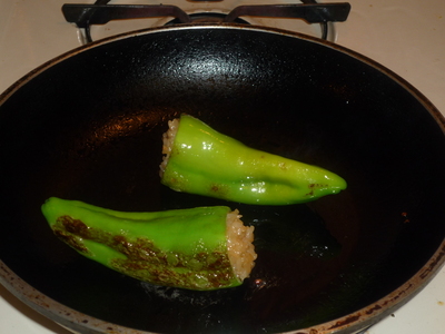Stuffed pepper-grill or pan fry