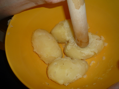 Potato salad- mash potatoes