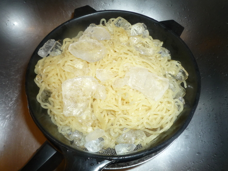 Hiyashi Chuka_Chill the noodles