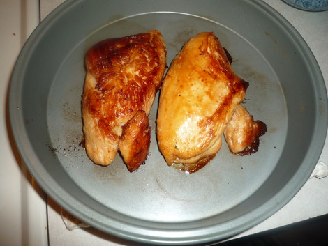 Teriyaki_Chicken_into oven