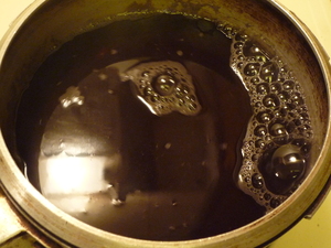 Tsubuan-add more water and continue to boil