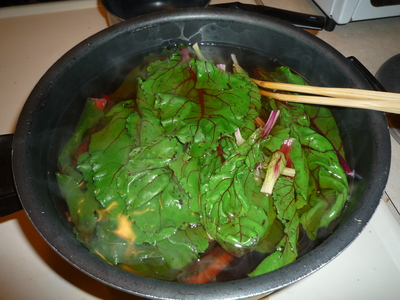 Beet leaves-add in leaves