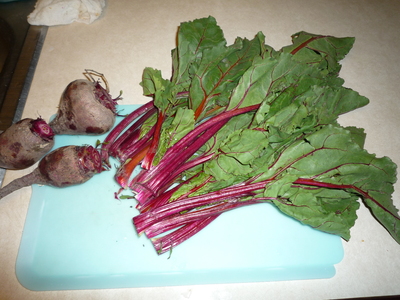 Beef leaves-with beets
