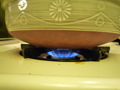 Stove top rice-fire