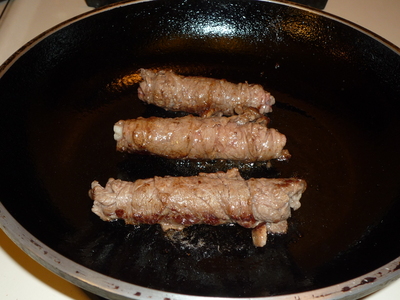Beef rolls-fry