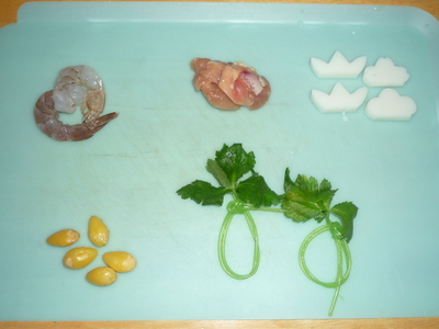 Chawan mushi-ingredients