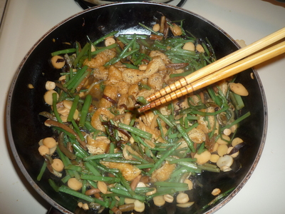 Sansai gohan-add sauce ingredients