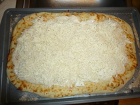 Wafu Pizza-Add the cheese